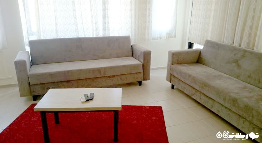 نمای محوطه نشیمن آپارتمان	